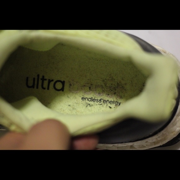 Adidas Ultraboost 1.0 2015 Solar Yellow Men's Sz 8 - Picture 6 of 8